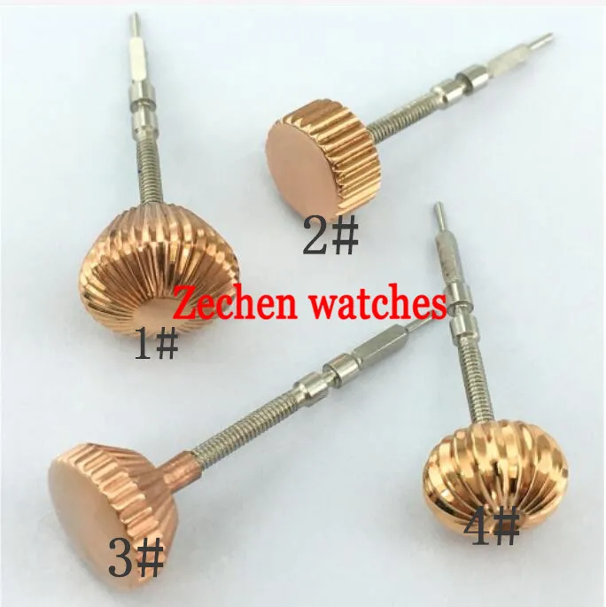 

Fit ETA 6497 6498 Sea gull ST36 Rose Gold Stainless Steel Watch Crown+Stem Kit 1pcs P607-a
