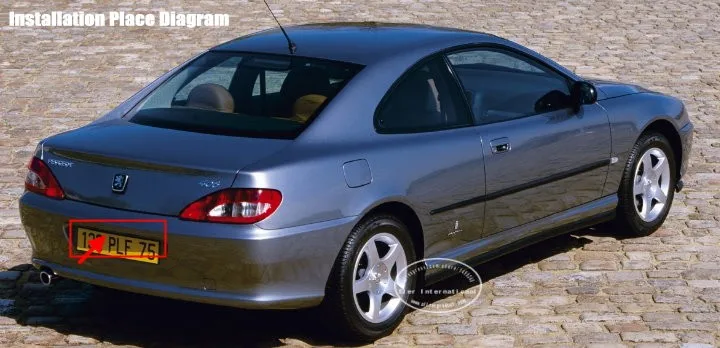 Для Peugeot 406 5D недвижимости wagon/Беспроводной заднего вида Камера/Резервное копирование Камера/HD Ночное видение/ DIY легко Установка