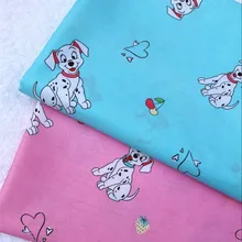 160*100 см мультяшная собака 101 далматинцев хлопчатобумажная ткань детская одежда/Сделай сам ручной работы ремесло постельные принадлежности домашний кошелек из ткани одеяло