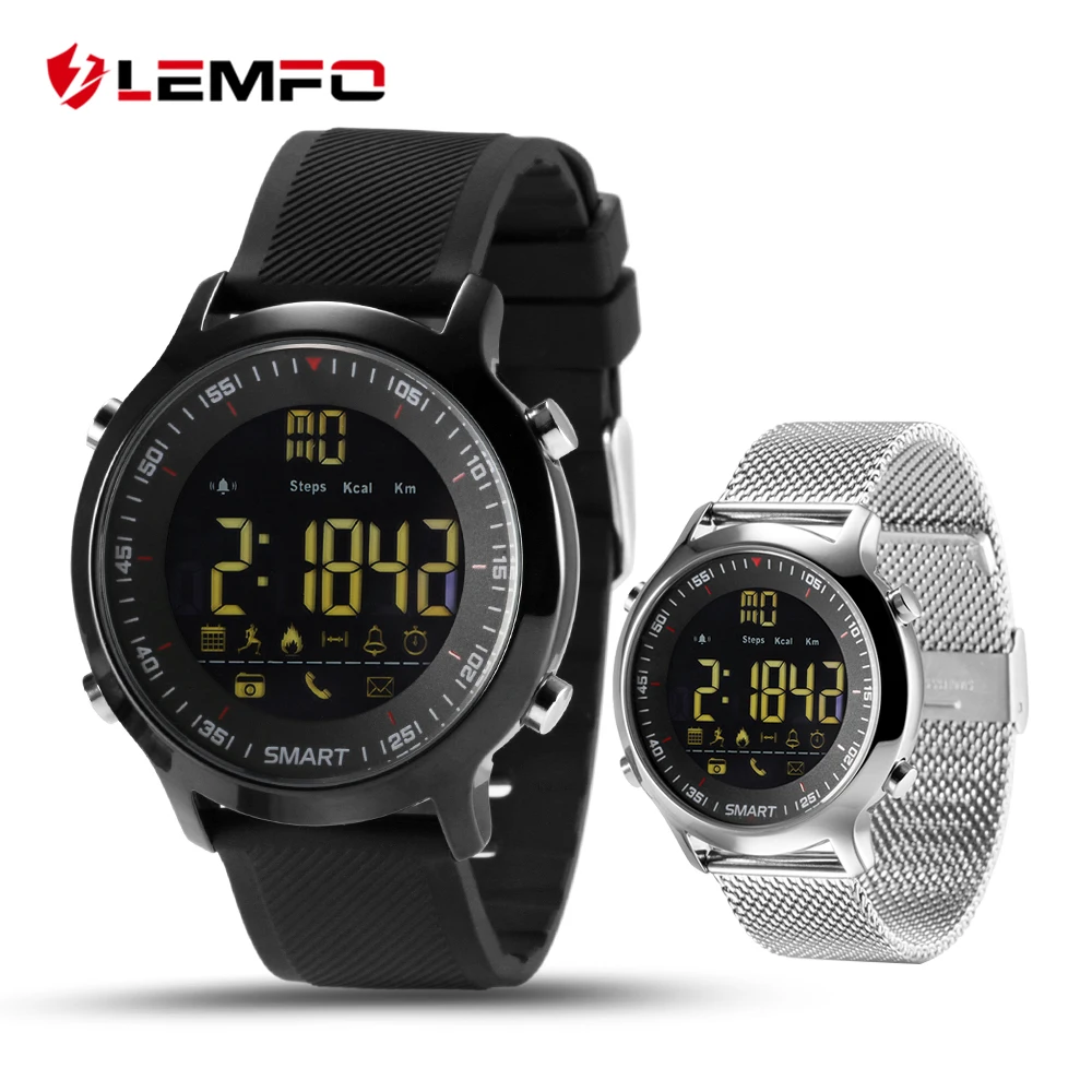 EX18 IP67 Waterproof Smart font b Watch b font Support Call and SMS alert Sports Activities