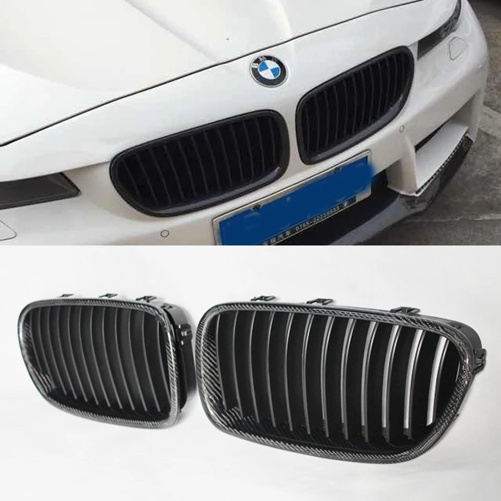 

F10 Carbon Fiber Auto Front Bumper Mesh Grill Grille for BMW F10 2011-2013 M5 Style