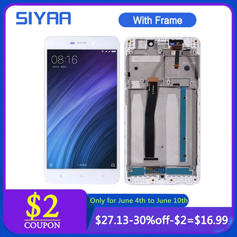 

For Redmi 4A LCD Screen with Frame 3D Touch Display Digitizer Assembly Replacement For Xiaomi Redmi 4A Repair Parts