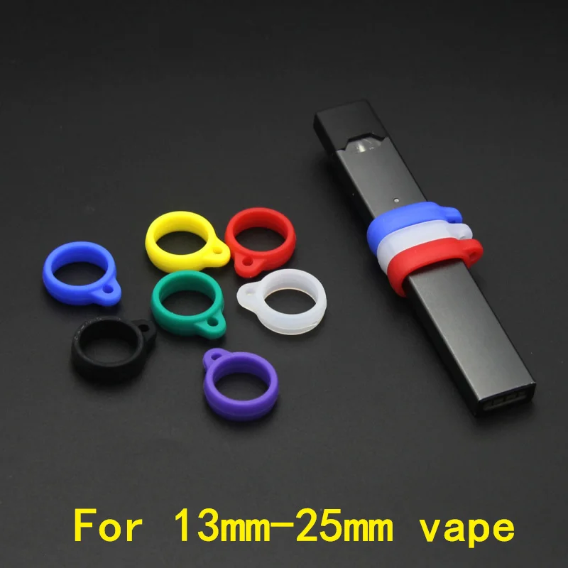 

Silicone Lanyard Ring Necklace Ring For Pod Juu Relx EGO CE4 EVOD Atomizer Silicone Ring Vape Band
