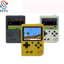 Детская Мини Портативная портативная игровая консоль в стиле ретро, 3,0 дюймов, черная 8 бит, Классическая игровая консоль RETRO-FC 07