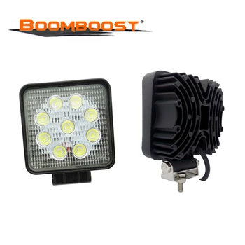 

2PCS Metal Waterproof 24W 10-30V LED Work Spot Square Light Off Road Car Truck Boat SUV Fog Light Driving Lamp ATV Vehicle