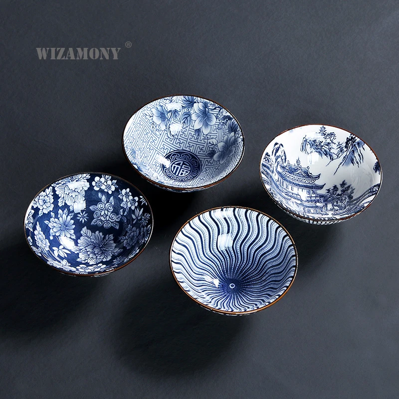 WIZAMONY чайный набор из белого и белого фарфора, чайная чаша для пуэр, чайный набор, керамический Atique Glaze, чайная чашка кунг-фу