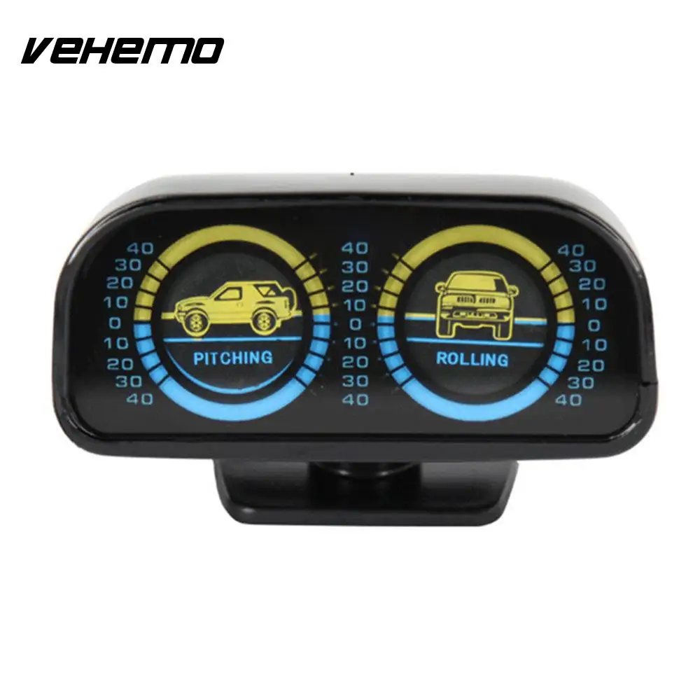 

Backlight Creative Vehicle Inclinometer Pitch Rolling Slope Level Meter Auto Inclinometer Universal Offroad