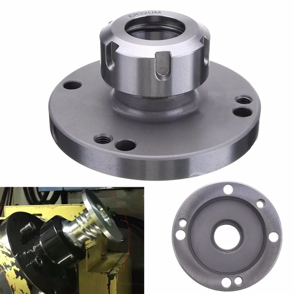 

1pc 100mm Diameter ER32 Collect Chuck Holder High Speed Steel & 41Cr4 For Milling Lathe Tool High Quality Collect Chuck