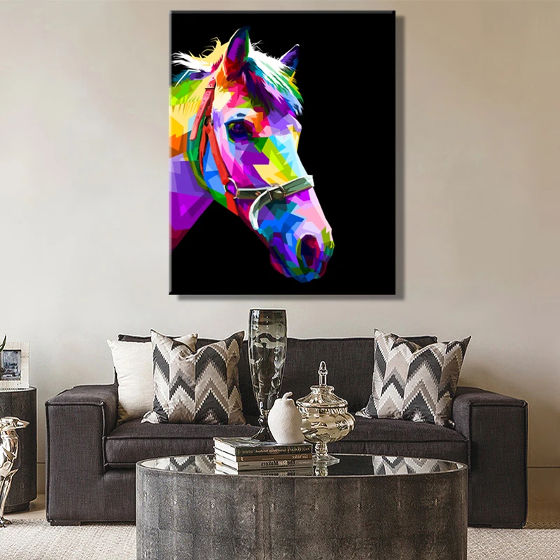 Краска по номерам художественная живопись по номерам быть ядовитым с цветом кошка собака лошадь Сова Абстрактная живопись художественное произведение ручная характеристика