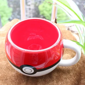 

Creative Cartoon Pokemon Ceramic Mugs Pottery Porcelain Cup with Handgrip Pocket Coffee Milk Water Cup Pokemon Bika Qiu Mug Gift