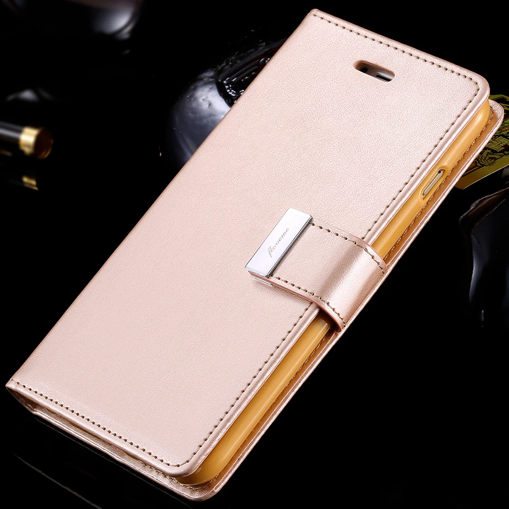 i6/Plus Wallet Pouch Style Fashion Women Flip Leather Case For iPhone 6 4.7 6S 6/6s Plus Folding Wallet Holster Card Slot Cover