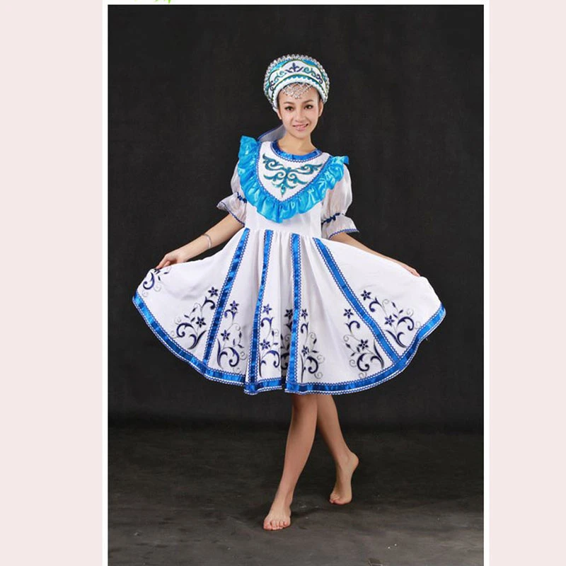 高品質カスタマイズされたロシアフォークダンス衣装ドレスで帽子ヘッド用大人の子供 女性ロシアステージ服hf002 Russian Folk Dress Russian Folk Costumerussian Dance Costumes Aliexpress