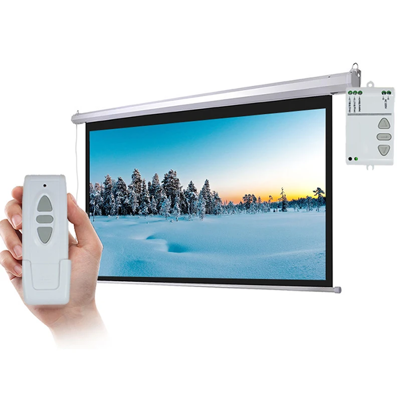 

ANYSANE Rf Remote Control Shutter Curtain Radio Controller AC220V Wireless Up Down Stop Remote Controller Manual For Projection