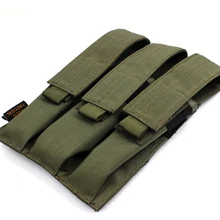 TTGTACTICAL Molle тактический, тройной Пистолет подсумок для KRISS MP7 журнал военный Molle тройной подсумок