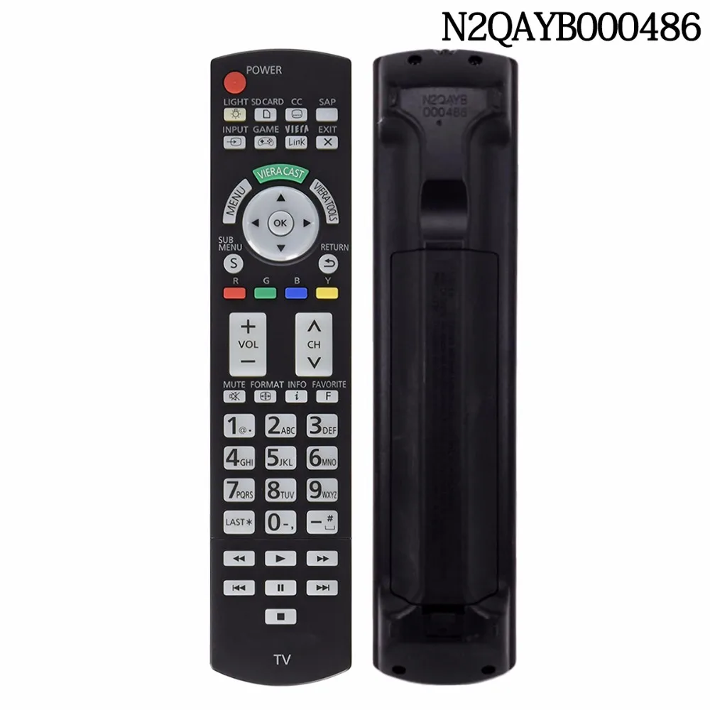 New For Panasonic N2QAYB000486 Remote Control for Many 2010 11 Plasma