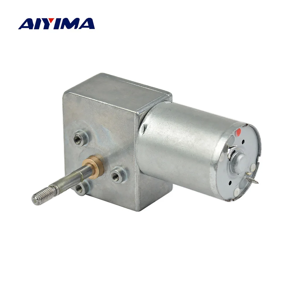 

Aiyima Micro 370 Geared Motor DC3V-8V High Torque Positive Reversal Reduction Motors Electric Turbo Gearbox