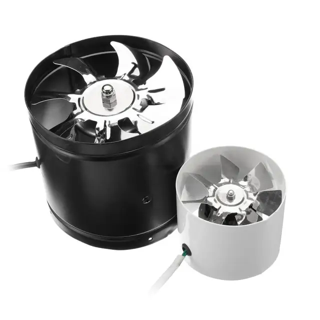 4”/ 6”  In Line Fans Hydroponic House Room Window Air Vent Clean Cooling Toilet Bathrom Kitchen Ventilator Exhaust Fan