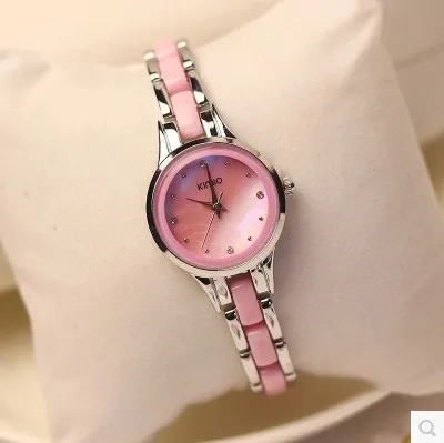 KIMIO часы Для женщин Relogio Feminino Классический горный хрусталь дамы браслет Мода Montre