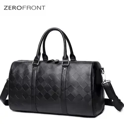 ZF мужской дорожные сумки большой ёмкость черный чемодан искусственная кожа рук Tote для мужчин сумка для поездки мужской bolsos de cuero viaje hombre
