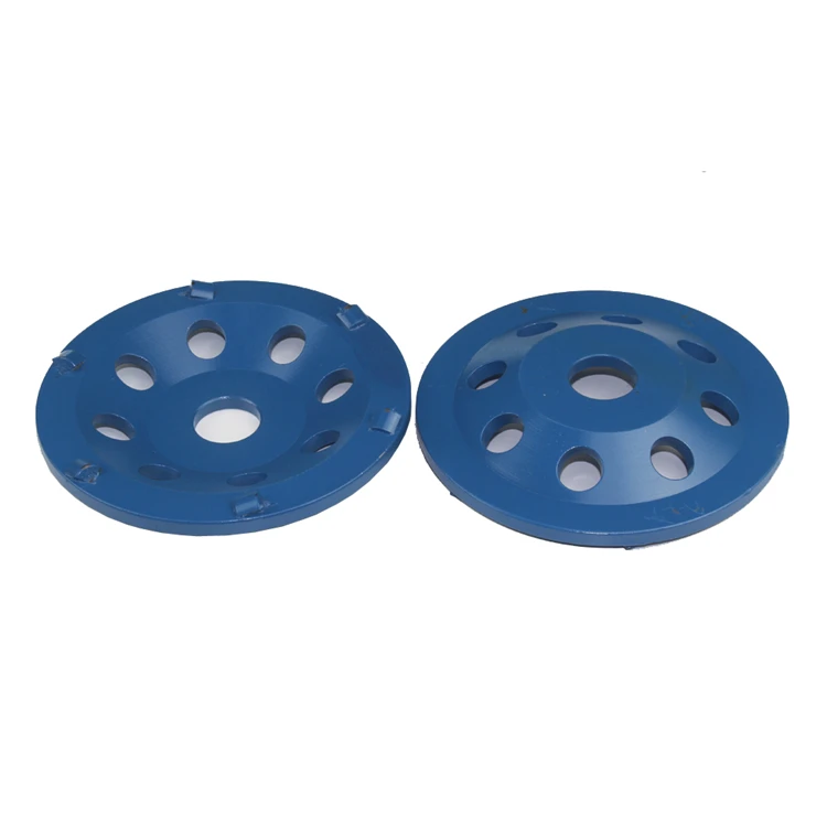 PCD03 PCD шлифовальные чашки колеса 5 дюймов PCD диск по бетону с шестью четвертью PCD для эпоксидной смолы с нанесенным клеевым слоем удаления 9 шт