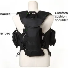 BDU темно-синие уплотнения тактический жилет подходит Molle сумка для воды страйкбол охотничий жилет военная Боевая форма Стрельба Жилет