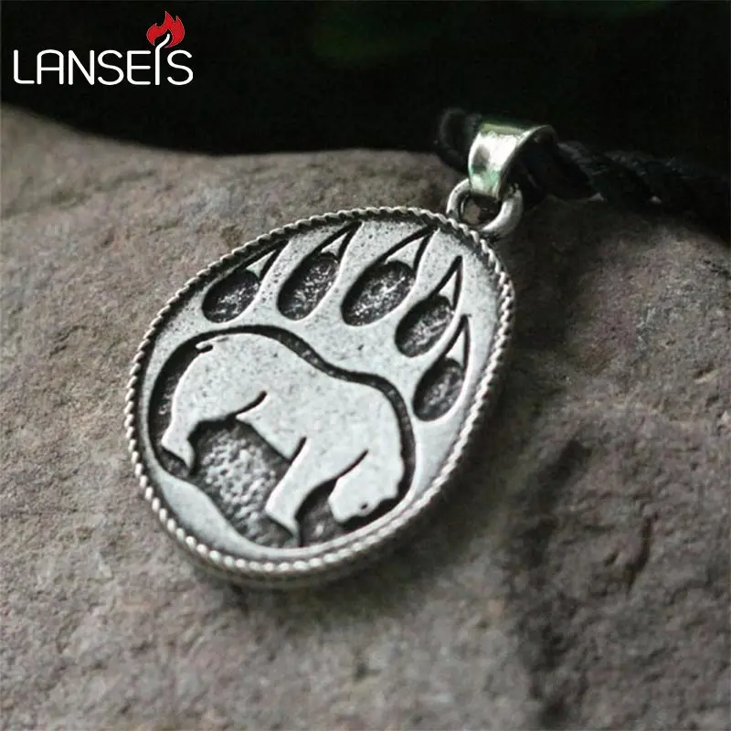 1 шт. Мужская подвеска Медвежья Лапа|men necklace|pendant menpaw pendant |