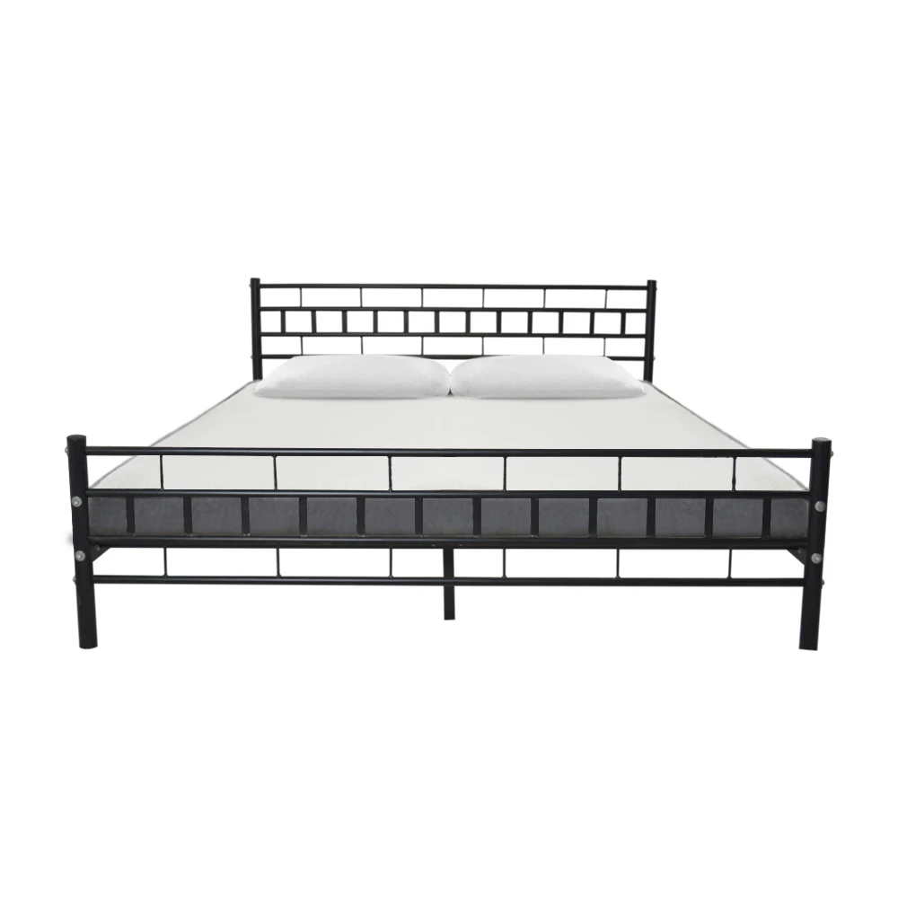 King Size Metal Bed Frame with Slat Dropshipping King Size Metal Bed Frame with Slat Dropshipping