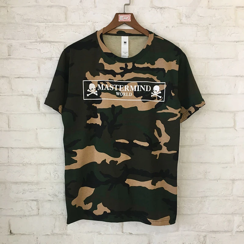 2018 Summer Mastermind T Shirt Skull Skeleton Camouflage MMJ Mastermind ...