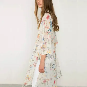 

Solid Summer Women Sexy Swimsuit Cover Up Long Sleeve Plus Size Swimwear Bikini Cover Ups