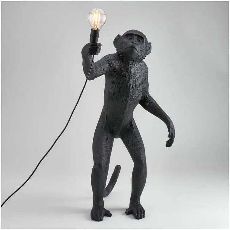FLOOR LAMP-BLACK