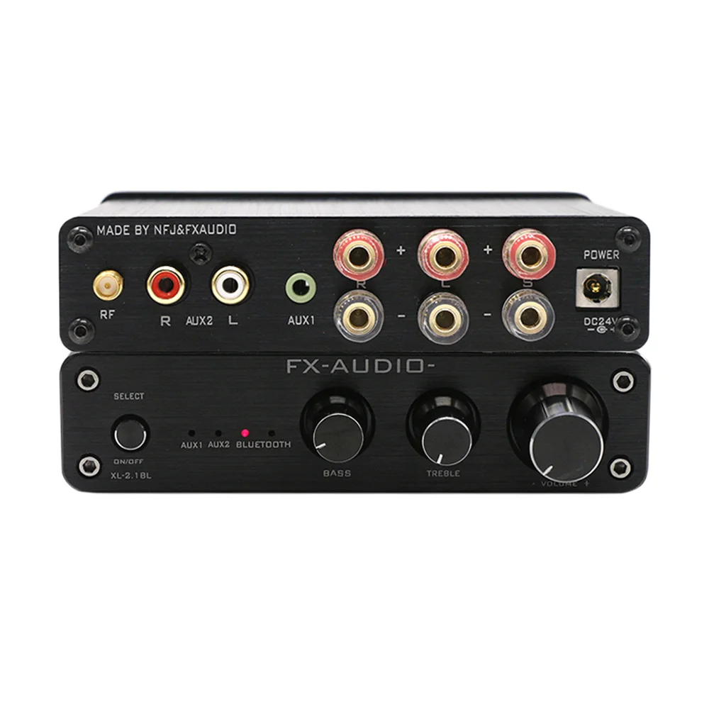 Fx-аудио XL-2.1BL TPA3116D2 NE5532 HIFI аудио высокой мощности Bluetooth 4,0 CSR8635 мультимедиа цифровой усилитель 50x2 Вт+ 100 Вт