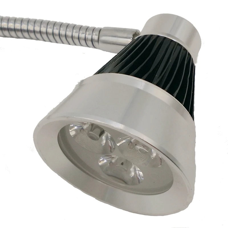 flexible goose neck machine work light with magnetic base