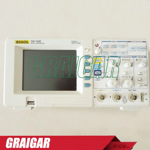 

RIGOL DS1102E 100MHz 2channels digital storage oscilloscope osciloscopio 1GSa/s sampling oscillograph 1Mpts memory DS 1102E
