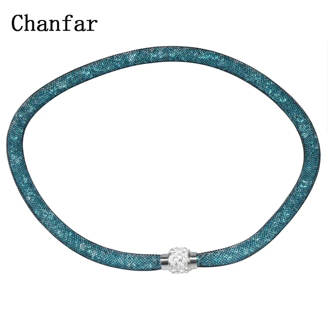 Reviews Hot sale Mesh Crystal Necklace With resin Crystal stones Filled with Magnetic Clasp Necklace Reviews Hot sale Mesh Crystal Necklace With resin Crystal stones Filled with Magnetic Clasp Necklace