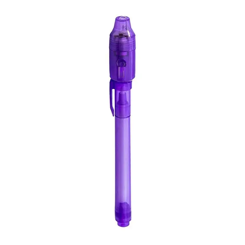 Светильник, светящийся светильник, волшебная ручка, темная, забавная, новинка, кляп, популярные игрушки, волшебная ручка для детей, взрослых, кисть для рисования - Цвет: Фиолетовый