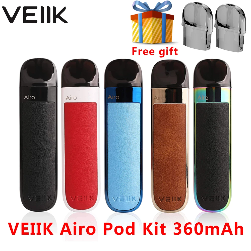 

In stock VEIIK Airo Pod Starter kit with 360mAh & 2ml pods Electronic Cigarette Vape vaporizer Kit VS justfog minifit