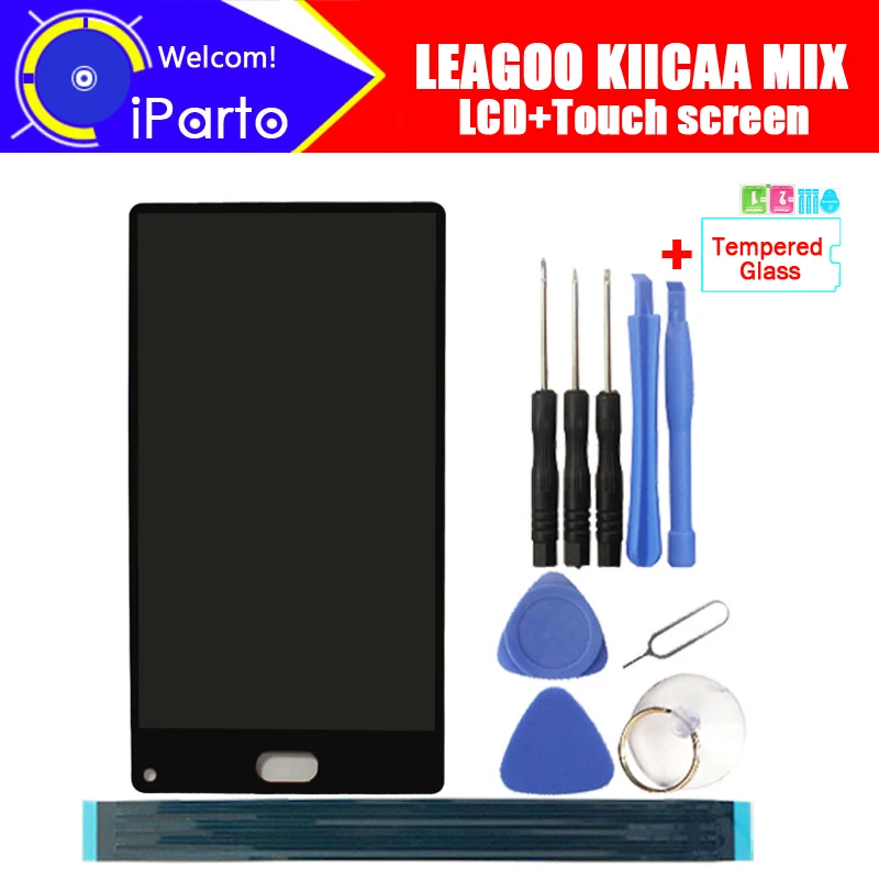 5 ''LEAGOO KIICAA MIX ЖК дисплей + сенсорный экран дигитайзер 100% Оригинальный