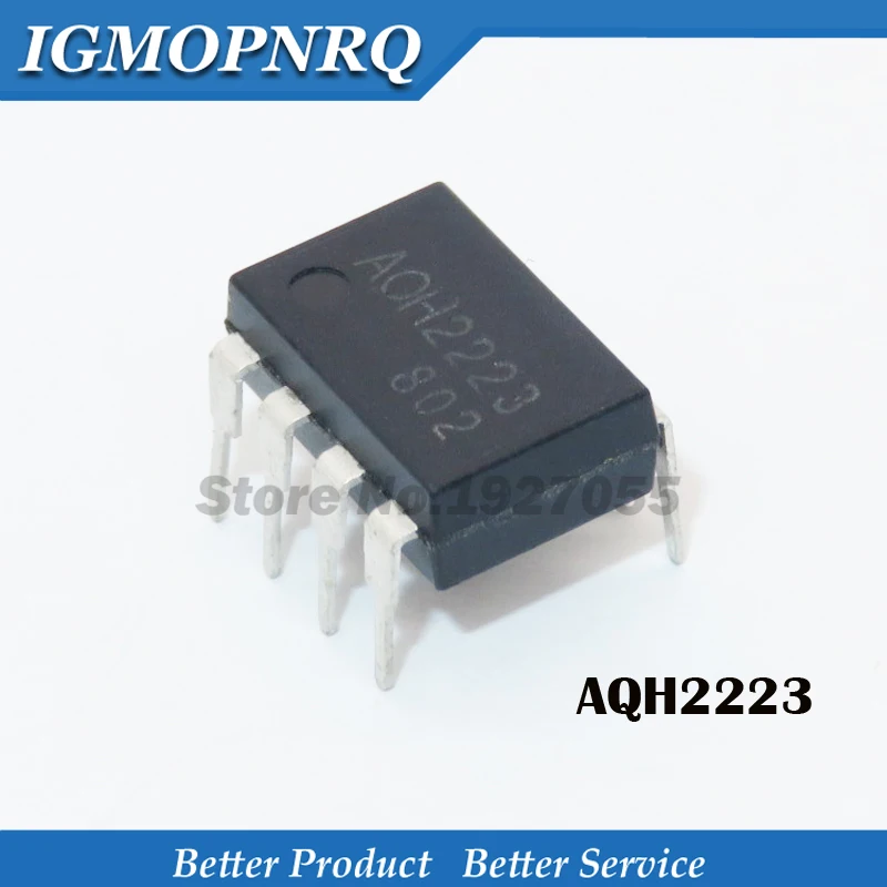 10pcs Aqh2223 Dip7 2223 Dip7 H2223 Dipqh2223 Solid State Relay Ic Chip