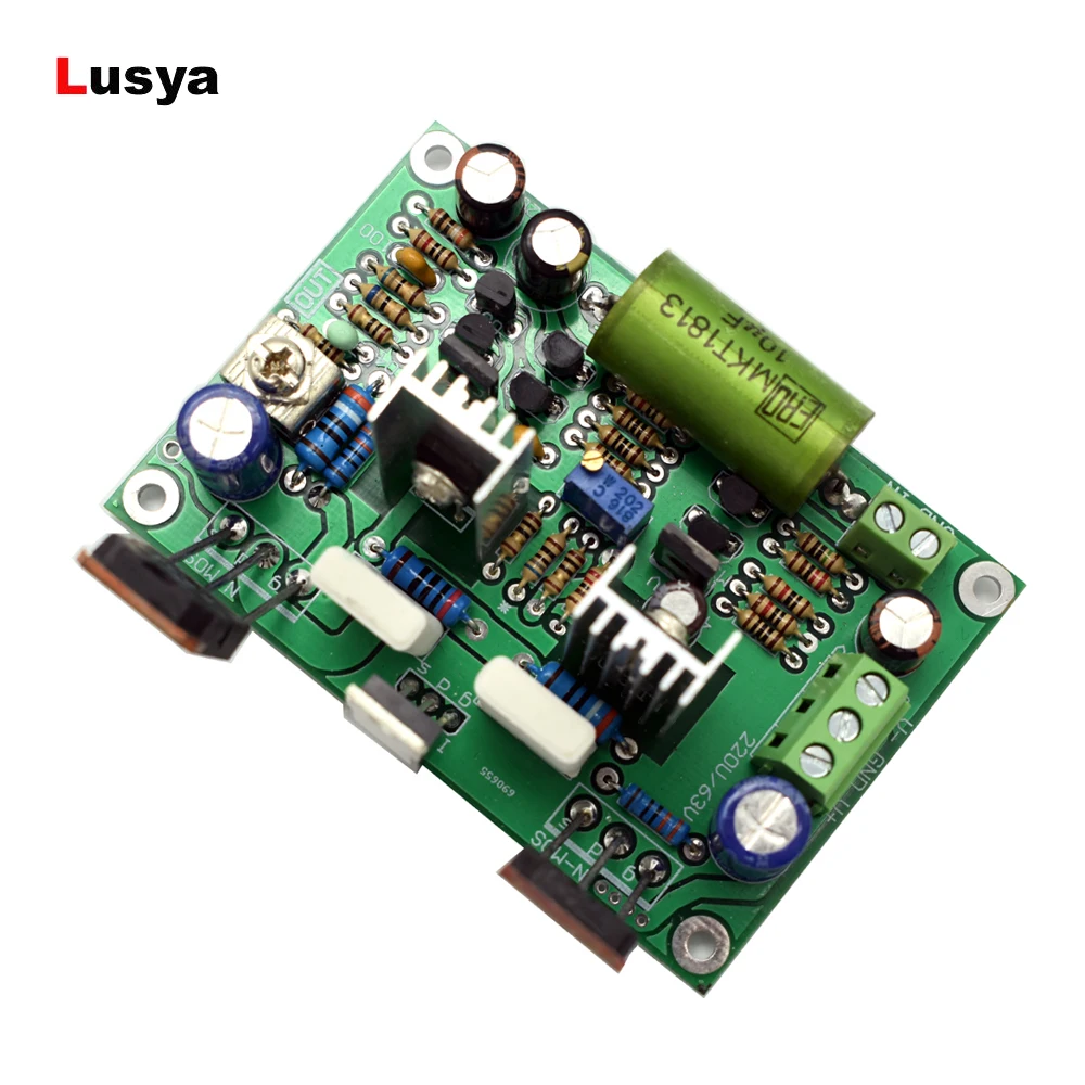 

HiFi Mono Channel FET CLASS AB Audio power amplifier K851 125W DC 24-50V Quasi-complementary Discrete Amplifier Board B9-004