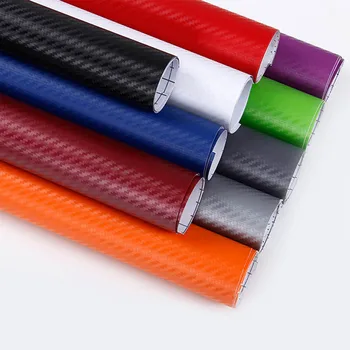 

10x127cm Auto Carbon Fiber 3D Car Body Film Sticker and Decals Motorcycle Car Styling Accessories High Quality Dropship