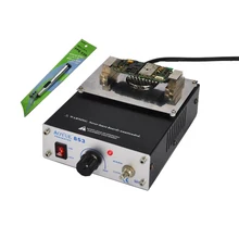 Aoyue 853 ESD Safe компактное термовоздушное подогреватель цифровой дисплей Кнопка установки температуры паяльная станция