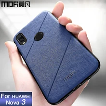 MOFi для huawei nova 3 Чехол nova 3e задний противоударный чехол для телефона роскошный защитный чехол fundas nova 3 Чехол