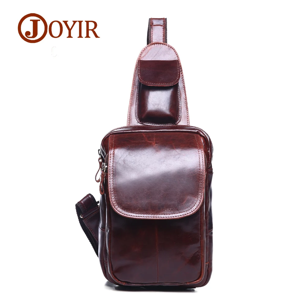 

Luxury Brand Genuine Leather Men Chest Pack Fashion Small Shoulder Bags Chest Bag Leather Messenger Crossbody Bag Belt Men Bag