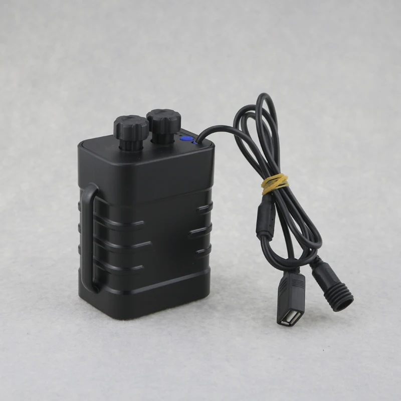 Top USB + DC Output Rechargeable 18650 Battery Pack 6x18650 9000mah External Battery Power Bank For Led Bike Light , Mobile Phone 2 Top USB + DC Output Rechargeable 18650 Battery Pack 6x18650 9000mah External Battery Power Bank For Led Bike Light , Mobile Phone 2