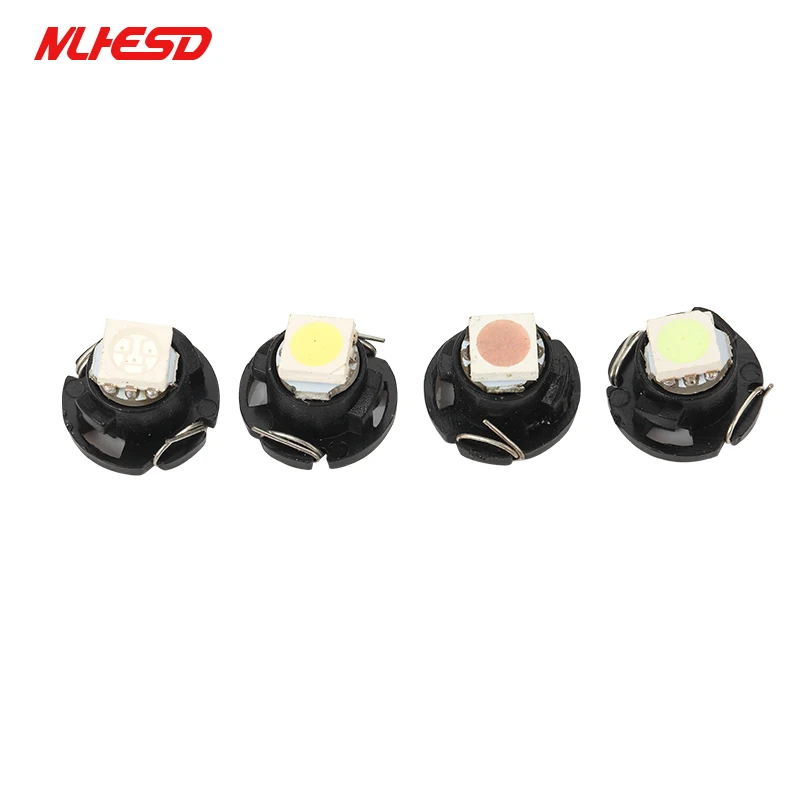 

10pcs T4.7 LED 5050 SMD Car Board Instrument Panel Lamp Auto Dashboard Warming Indicator Wedge Light Red Blue Green Yellow 10X