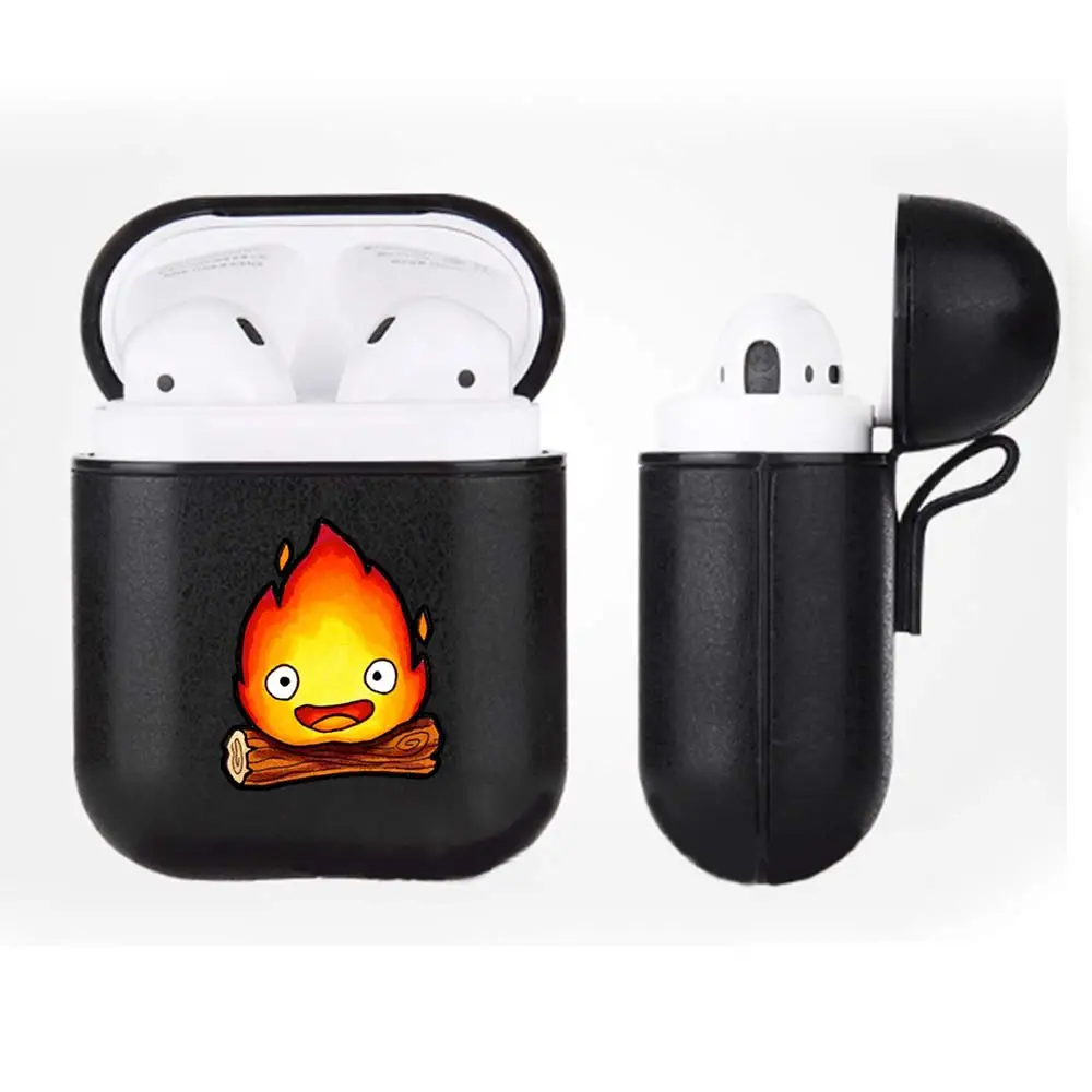 Howl's движущийся замок фильм ПУ кожа Airpods чехол Bluetooth беспроводная гарнитура