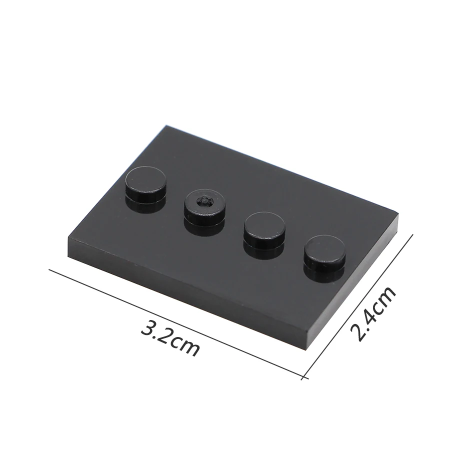 

20pcs/lot 1*4 Dots 3*3cm/3*2.4cm Stand Base Plate Part Building Block Bricks Accessories MOC Toys MOVIE MARVEL Super Hero