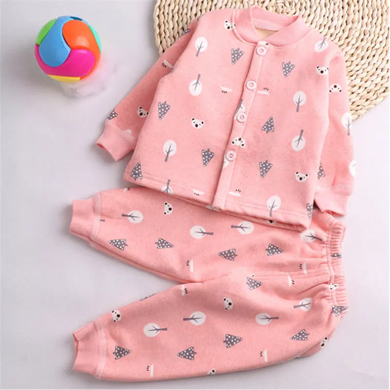 Autumn Baby Girl Clothes Set New Cartoon Long-Sleeve Cotton Casual Tracksuit Suit Girls Clothing Children Outfit | Детская одежда и