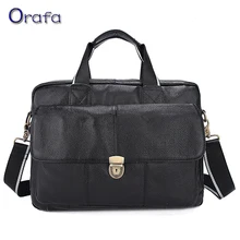 Genuine Leather Men Bags 2016New Business Laptop Bag Briefcase Men Crossbody Shoulder Handbag Men’s Messenger Bags