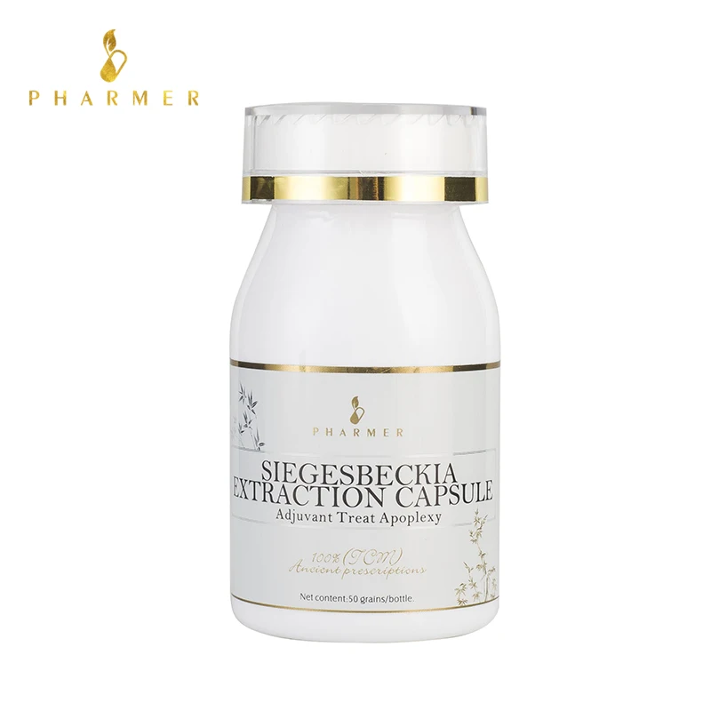 

Pharmer Siegesbeckia Extraction Capsule, Adjuvant Treat Apoplexy,Cure Sequelae of stroke, inability to move hands and feet,50pcs